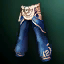 Unidentified Blue Wolf Stockings