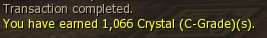Crystallization mw